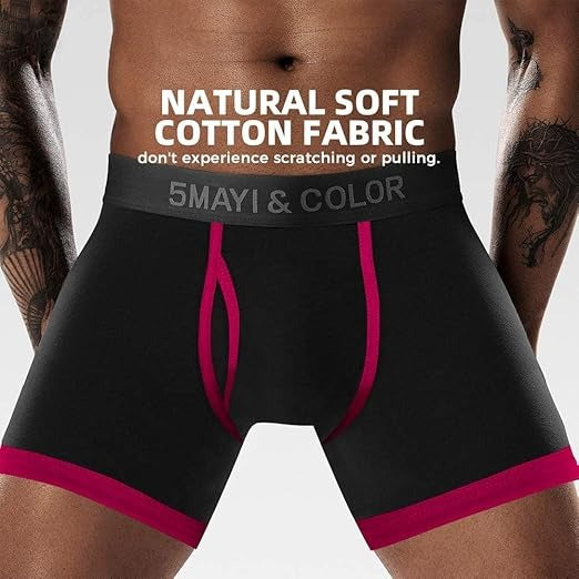 Men's Underwear Boxer Briefs Cotton Regular Long Wholesale Price for Bulk Orders from Manufacturer