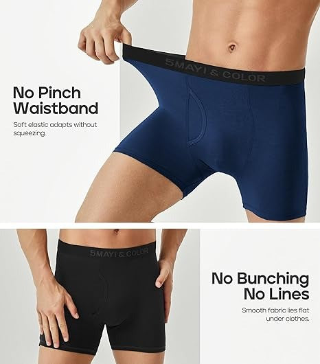 Men's Underwear Boxer Briefs Cotton Regular Long Wholesale Price for Bulk Orders from Manufacturer