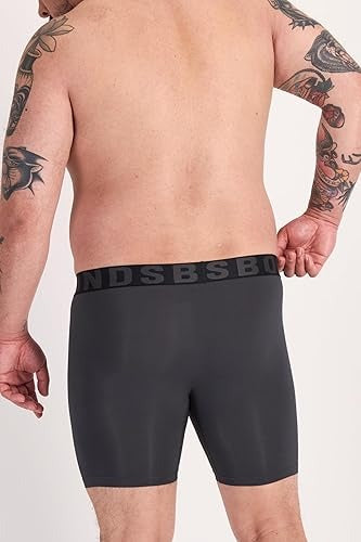 Underwear Anti-Chafing Boxer Briefs Pack, Chafe Off Men's Boxer Briefs, Viscose/Bamboo Underwear for Men