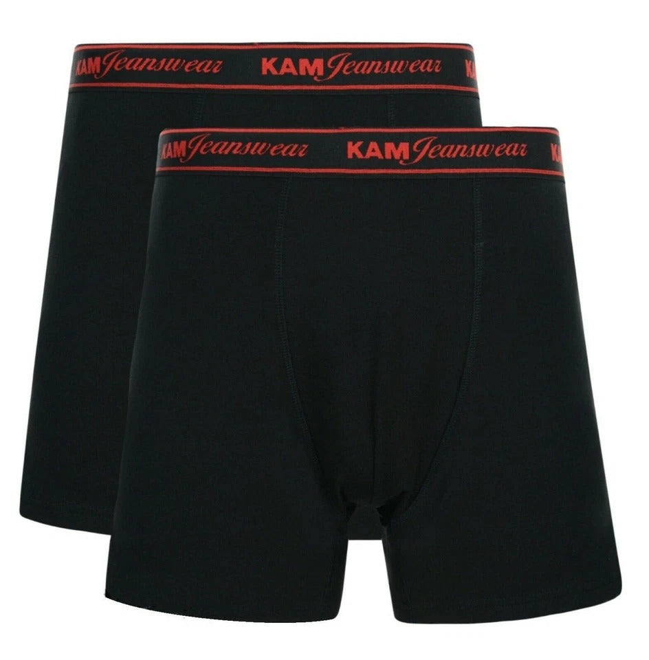 Mens Big Size 3 Pack Boxer Shorts Kam Cotton King Underwear Classic