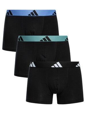 Wholesale Price for Bulk Orders from Manufacturer Active Flex Cotton Trunks - Black/Black