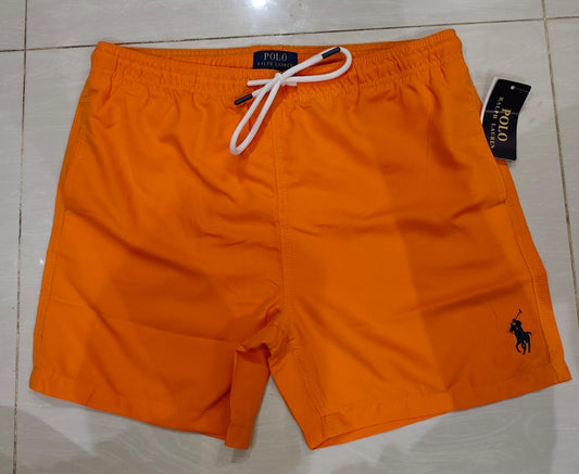 Polo Ralph Lauren Men's Polo Bear Swim Shorts Orange