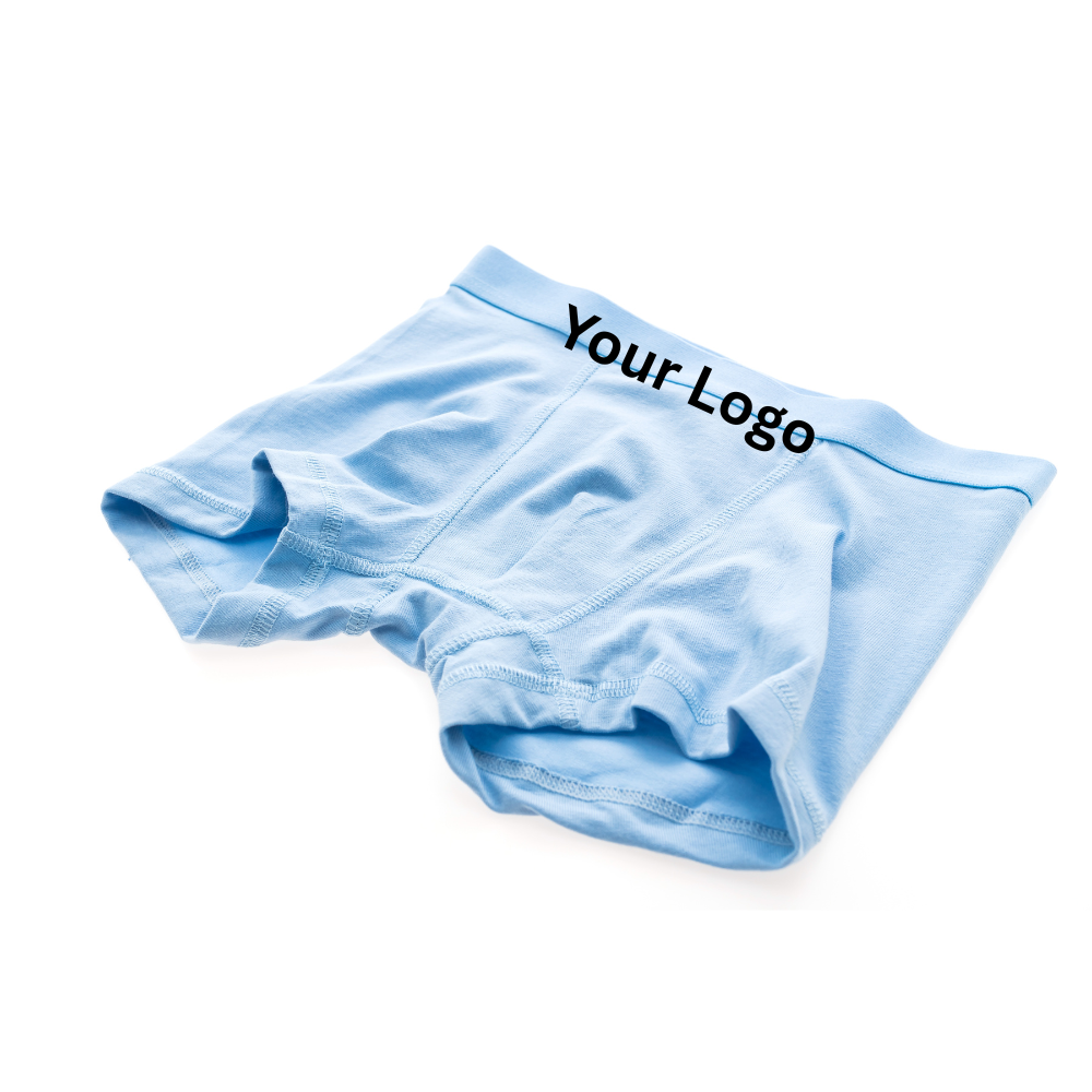 Men's Custom Cotton Boxer Briefs Breathable Undergarments with Logo Printing Private Label Bulk Supply from Manufacturer