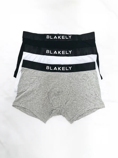 Black, Grey, and White 3-Pack Boxers, unbeatable style and comfort, crafted from premium fabrics