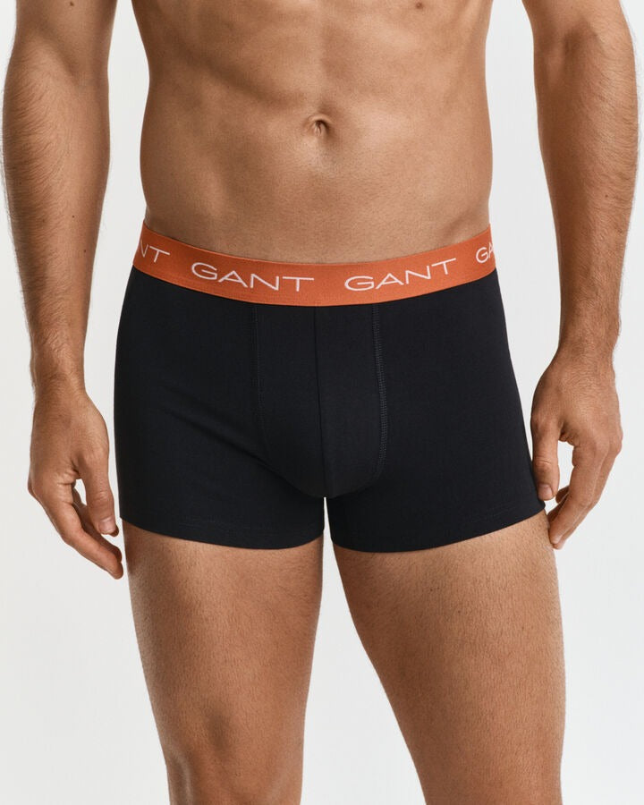 Short leg length Regular waist Jacquard-knitted waistband 3-Pack Trunks