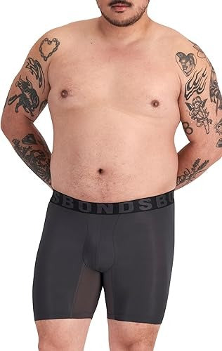 Underwear Anti-Chafing Boxer Briefs Pack, Chafe Off Men's Boxer Briefs, Viscose/Bamboo Underwear for Men