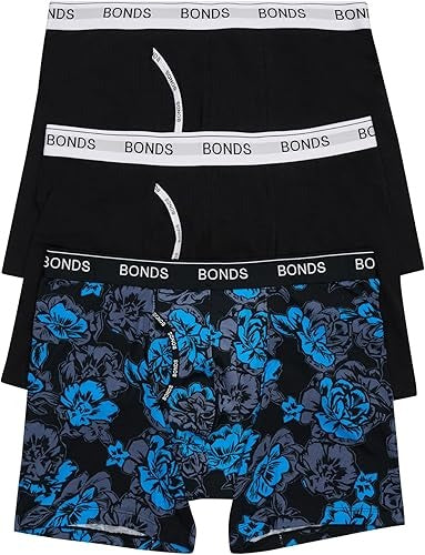 Underwear Anti-Chafing Boxer Briefs Pack, Chafe Off Men's Boxer Briefs, Viscose/Bamboo Underwear for Men