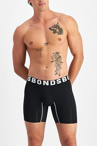 Underwear Anti-Chafing Boxer Briefs Pack, Chafe Off Men's Boxer Briefs, Viscose/Bamboo Underwear for Men