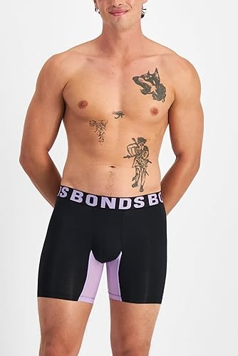 Underwear Anti-Chafing Boxer Briefs Pack, Chafe Off Men's Boxer Briefs, Viscose/Bamboo Underwear for Men