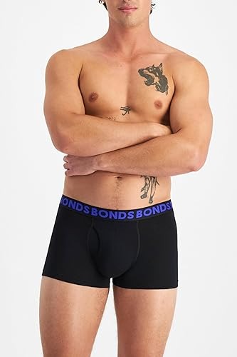 mens Classic Boxer Briefs 3-pack – Soft Cotton-blend, Everyday Comfort Underwear, Black