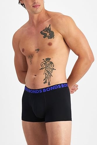 mens Classic Boxer Briefs 3-pack – Soft Cotton-blend, Everyday Comfort Underwear, Black