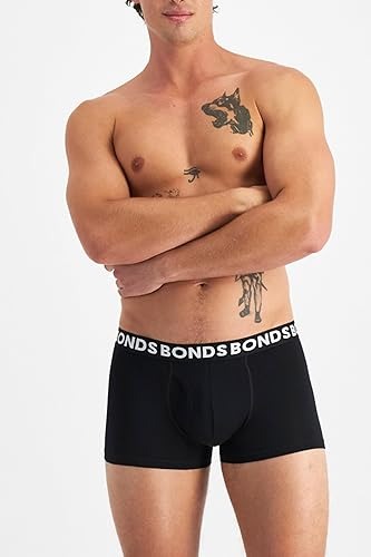 mens Classic Boxer Briefs 3-pack – Soft Cotton-blend, Everyday Comfort Underwear, Black