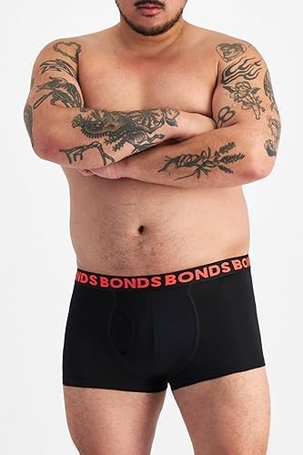 mens Classic Boxer Briefs 3-pack – Soft Cotton-blend, Everyday Comfort Underwear, Black