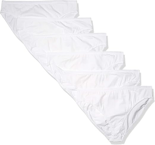 Womens Cotton High Leg Brief Underwear (Available in Plus Size), Breathable