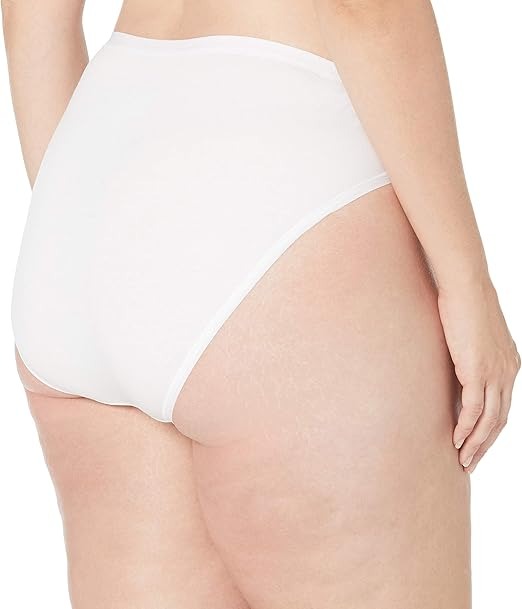 Womens Cotton High Leg Brief Underwear (Available in Plus Size), Breathable