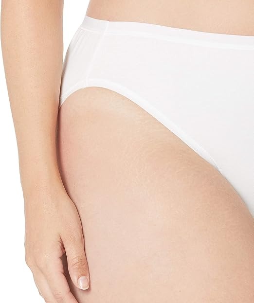 Womens Cotton High Leg Brief Underwear (Available in Plus Size), Breathable