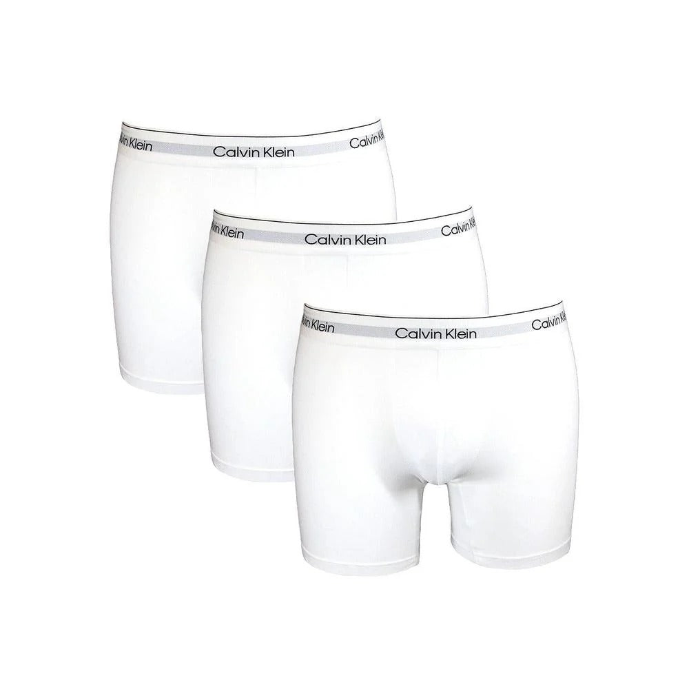 Competitive Pricing for Bulk Orders  3-Pack Modern Cotton Boxer Briefs, White