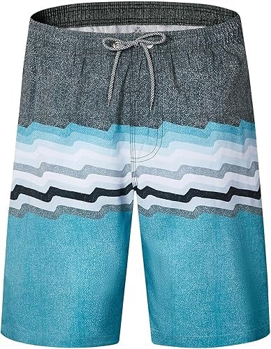 Wholesale Men's Swim Trunks Quick Dry Bathing Suit Swimming Board Shorts Mesh Lining Beach Swimwear