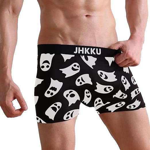 Men's Boxer Briefs Soft Comfort Breathable Stretch Trunk Underwear S-XXL