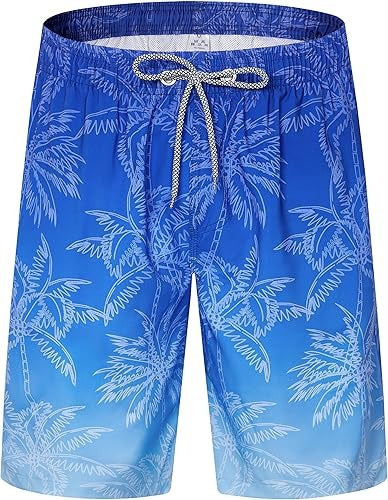 Wholesale Men's Swim Trunks Quick Dry Bathing Suit Swimming Board Shorts Mesh Lining Beach Swimwear