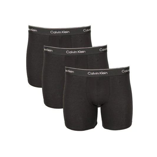 Private Label Services  3-Pack  Boxer Briefs, All Black