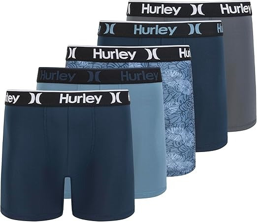 mens 5 Pack Stretch Boxer Briefs
