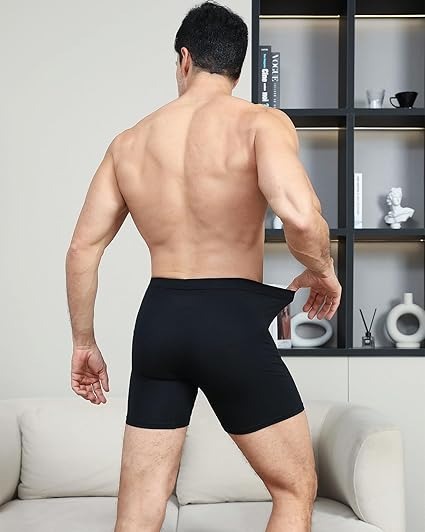 Underwear Boxer Briefs Soft Comfortable Bamboo Viscose Underwear for Men Multipack