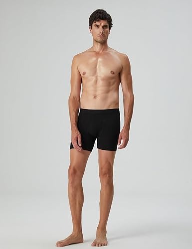 NaturaPremium Quality l Feelings Boxer Briefs Mens Underwear Men Pack Soft Cotton Open Fly Underwear