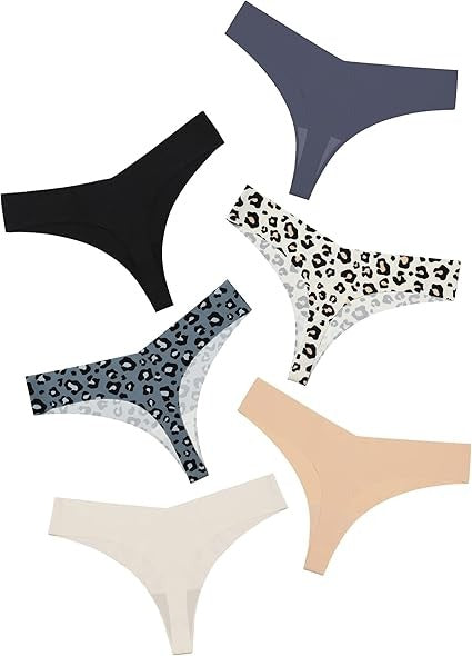 OEM Wholesale Seamless Thongs for Women No Show Thong Underwear Women Comfortable Multiple Pack