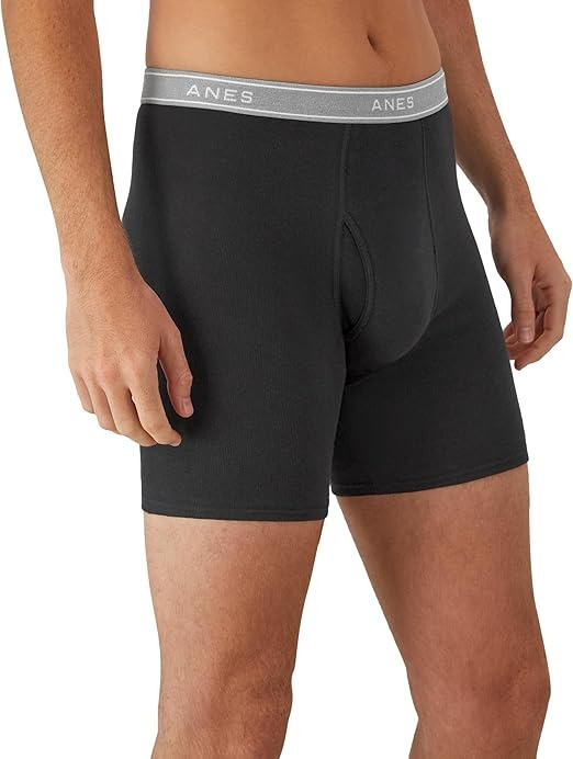 Men's Underwear Boxer Briefs Pack, Cool & Breathable Cotton Moisture-Wicking Underwear for Men, No Ride Up