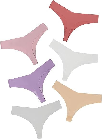 OEM Wholesale Seamless Thongs for Women No Show Thong Underwear Women Comfortable Multiple Pack