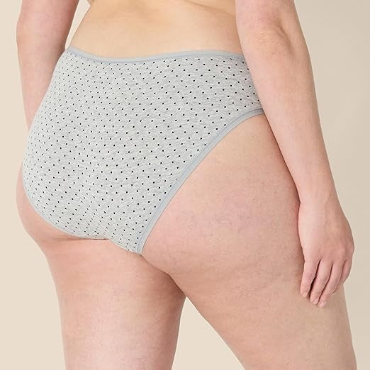 Essentials Womens Cotton Bikini Brief Underwear (Available in Plus Size)