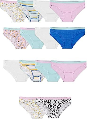 Wholesale Fruit of the Loom Girls' Cotton Bikini Underwear Multipacks
