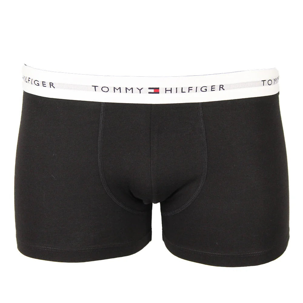 Private Label Services Cotton Men’s Boxer Trunks (3-Pack) – Blue, Grape, Black