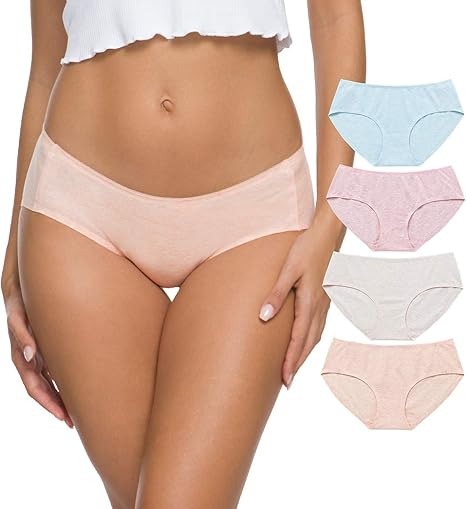 Cotton Bikini Women's Breathable Panties Seamless Comfort Underwear
