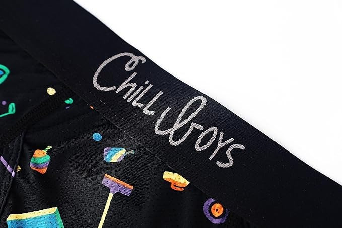 Men's Boxer Briefs 2 Pack Print Boxers. Comfortable Men's Underwear. Breathable Anti-Chafing Boxers for Men