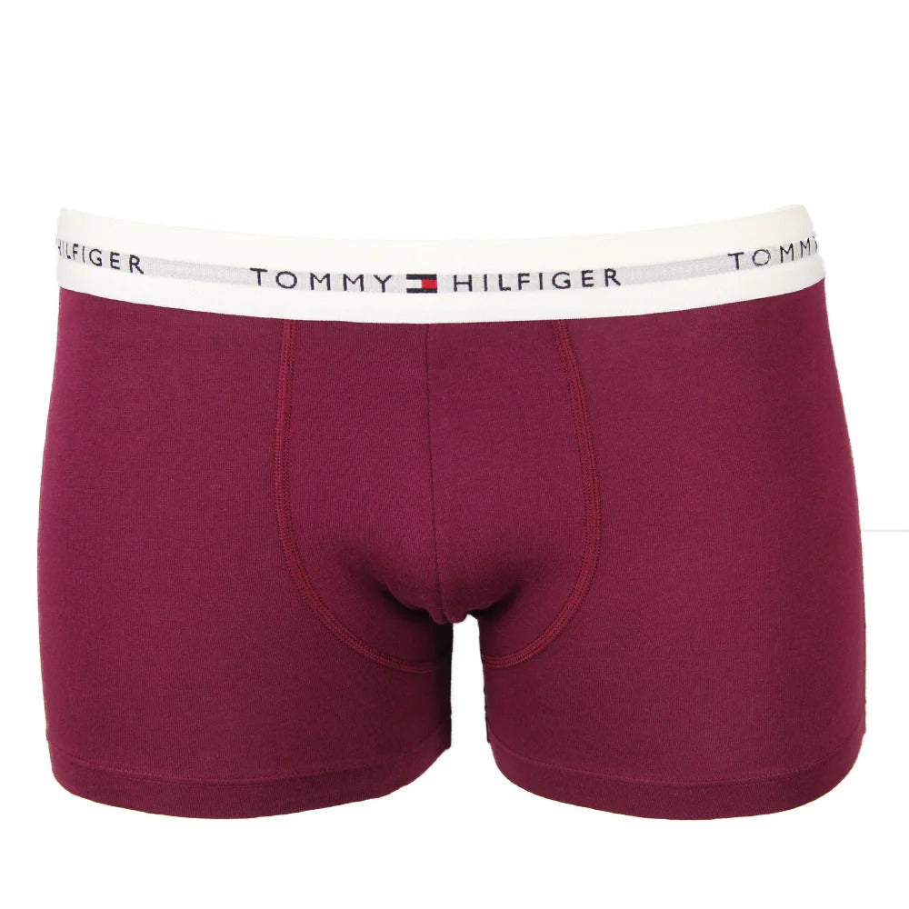 Private Label Services Cotton Men’s Boxer Trunks (3-Pack) – Blue, Grape, Black