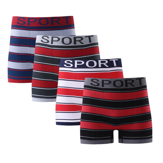 Mens Seamless Sport Boxers Trunk Shorts Underpants Briefs Underwear Adults UK