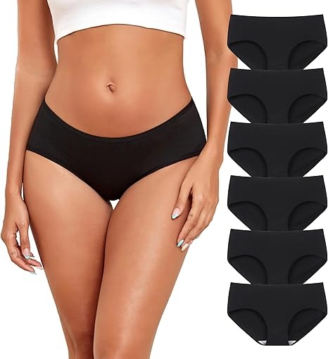 Panties for Women Mid Rise Underwear Full Coverage Soft Ladies Underwear Pack Private Label &amp; OEM Manufacturing Fast shipping