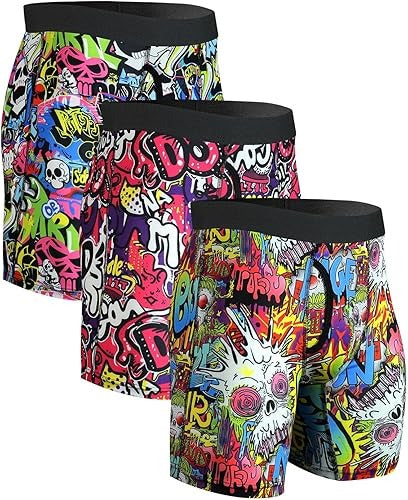 Athletic Underwear Mens Boxer Briefs Long Leg Trunks Underwear High quality Logo customization