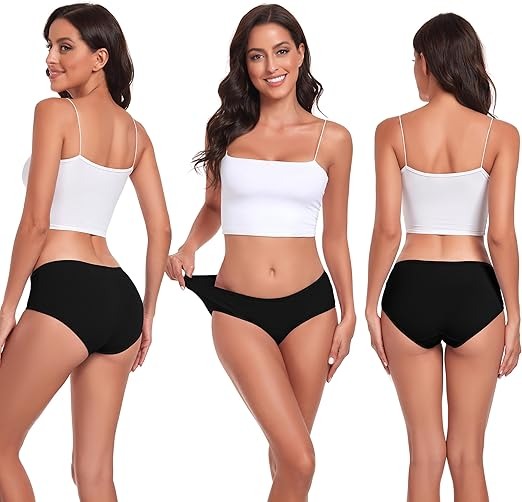 Panties for Women Mid Rise Underwear Full Coverage Soft Ladies Underwear Pack Private Label &amp; OEM Manufacturing Fast shipping