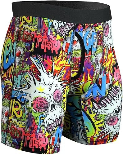 Athletic Underwear Mens Boxer Briefs Long Leg Trunks Underwear High quality Logo customization