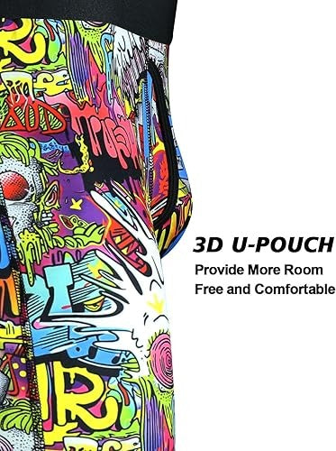 Athletic Underwear Mens Boxer Briefs Long Leg Trunks Underwear High quality Logo customization